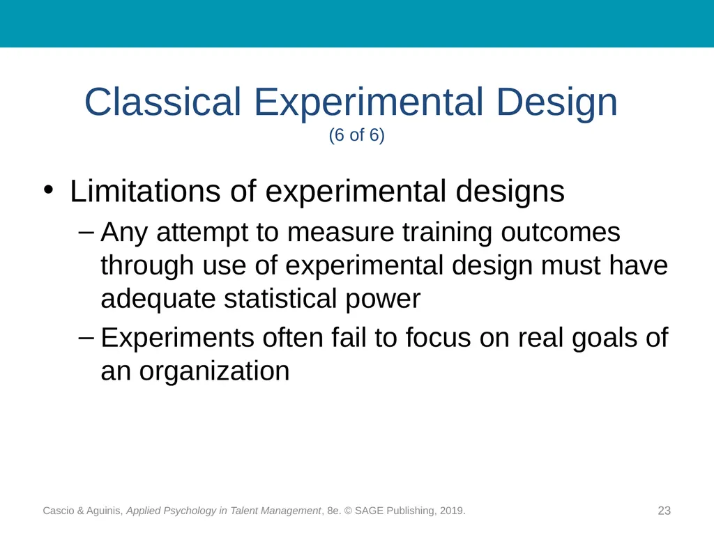 Chapter 16 Training and Development: - slide 23 of 30