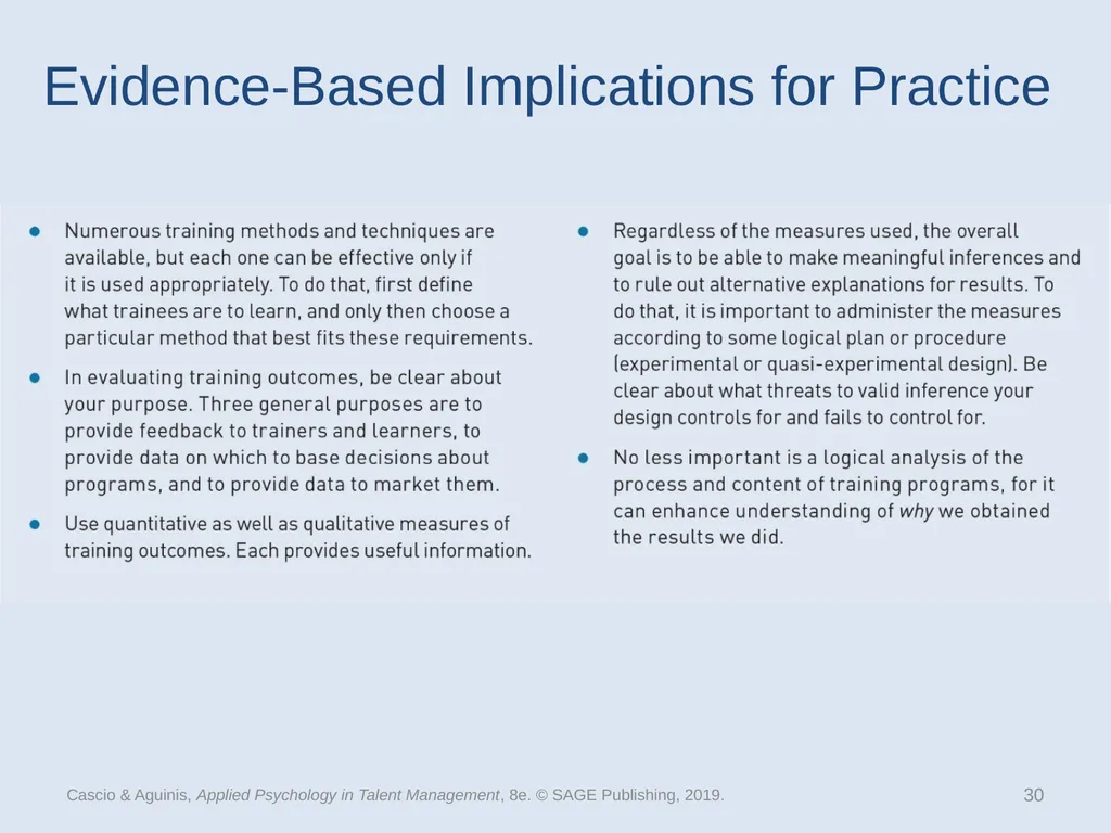 Chapter 16 Training and Development: - slide 30 of 30