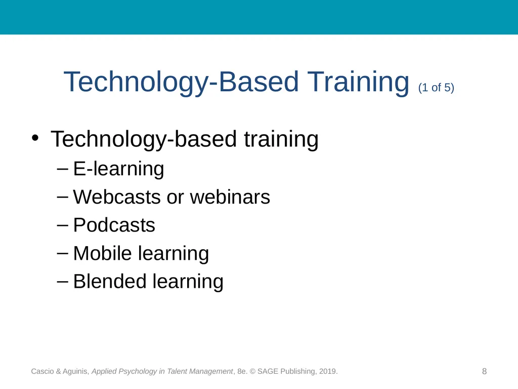 Chapter 16 Training and Development: - slide 8 of 30