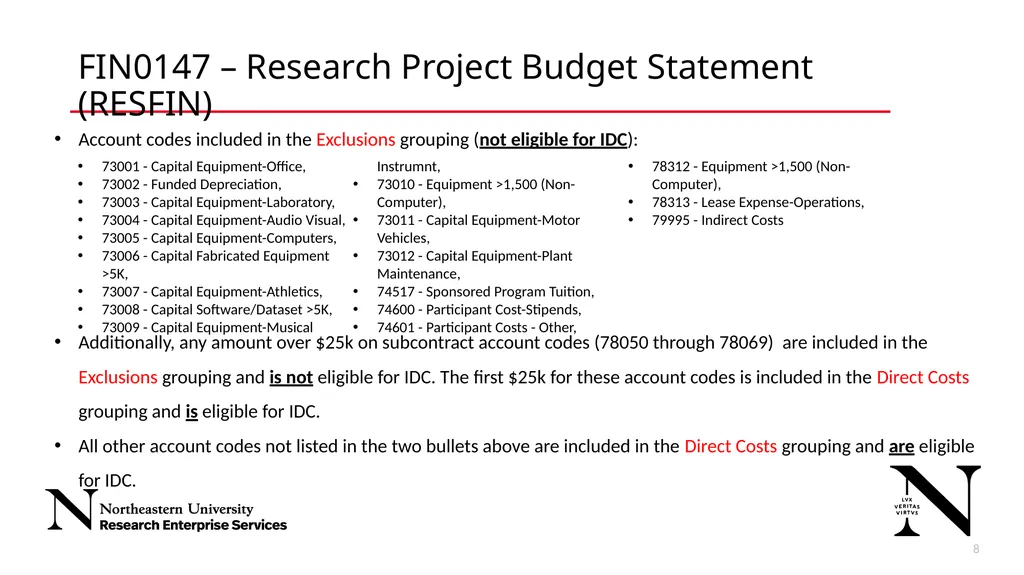 Research Finance Cognos Golden Reports 2 New - slide 8 of 17