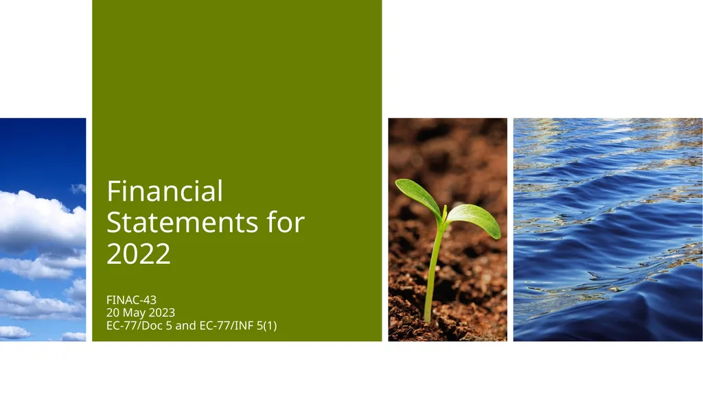 Financial Statements for 2022 FINAC-43 20 May 2023