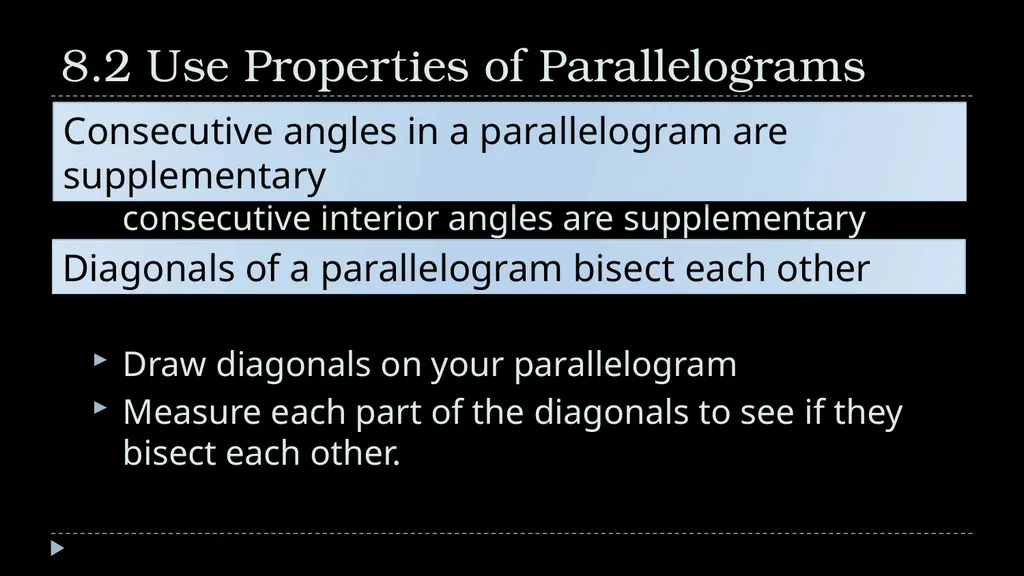 Quadrilaterals Geometry Chapter 8 This Slideshow - slide 11 of 40