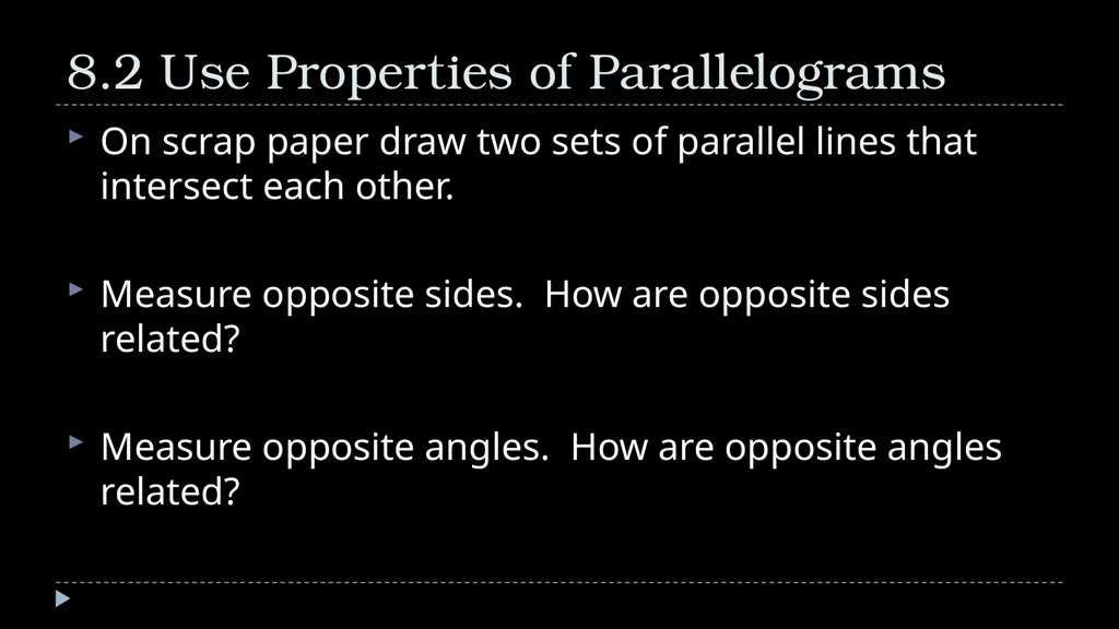 Quadrilaterals Geometry Chapter 8 This Slideshow - slide 9 of 40