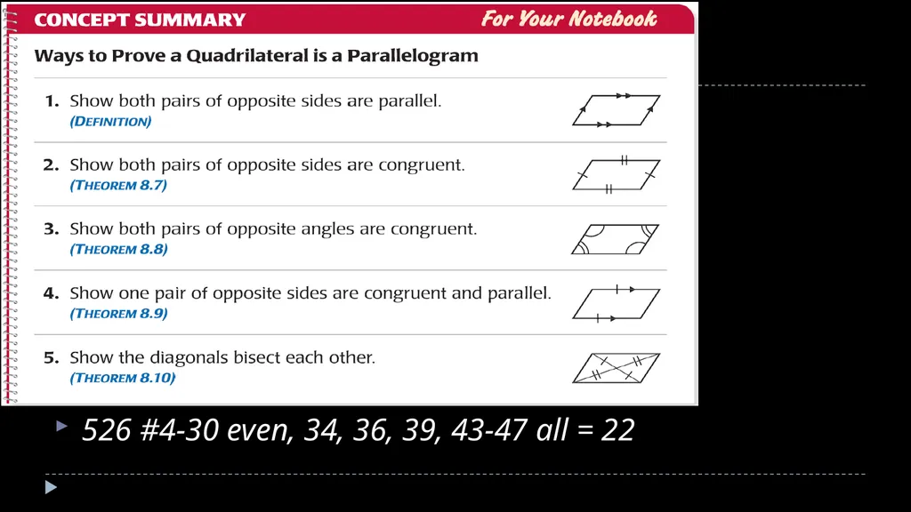Quadrilaterals Geometry Chapter 8 This Slideshow - slide 19 of 40