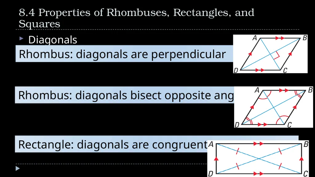 Quadrilaterals Geometry Chapter 8 This Slideshow - slide 24 of 40
