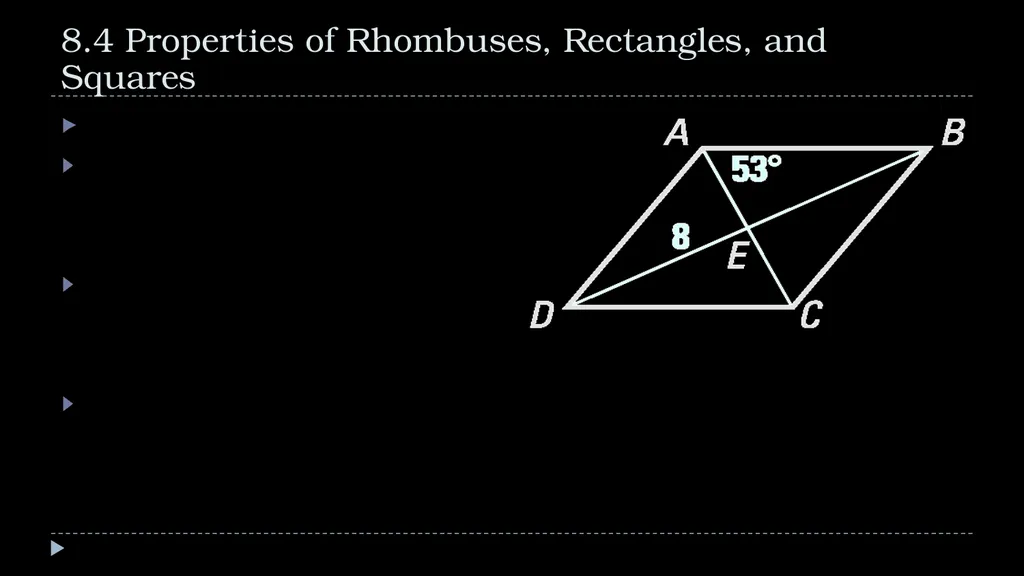 Quadrilaterals Geometry Chapter 8 This Slideshow - slide 25 of 40