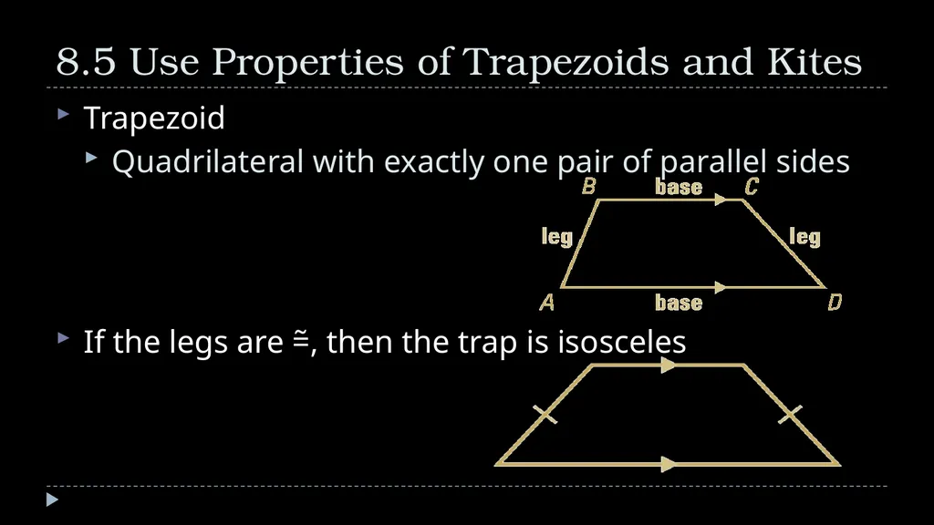 Quadrilaterals Geometry Chapter 8 This Slideshow - slide 28 of 40