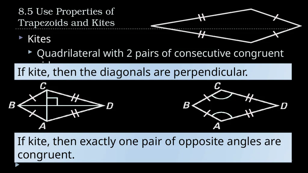 Quadrilaterals Geometry Chapter 8 This Slideshow - slide 33 of 40