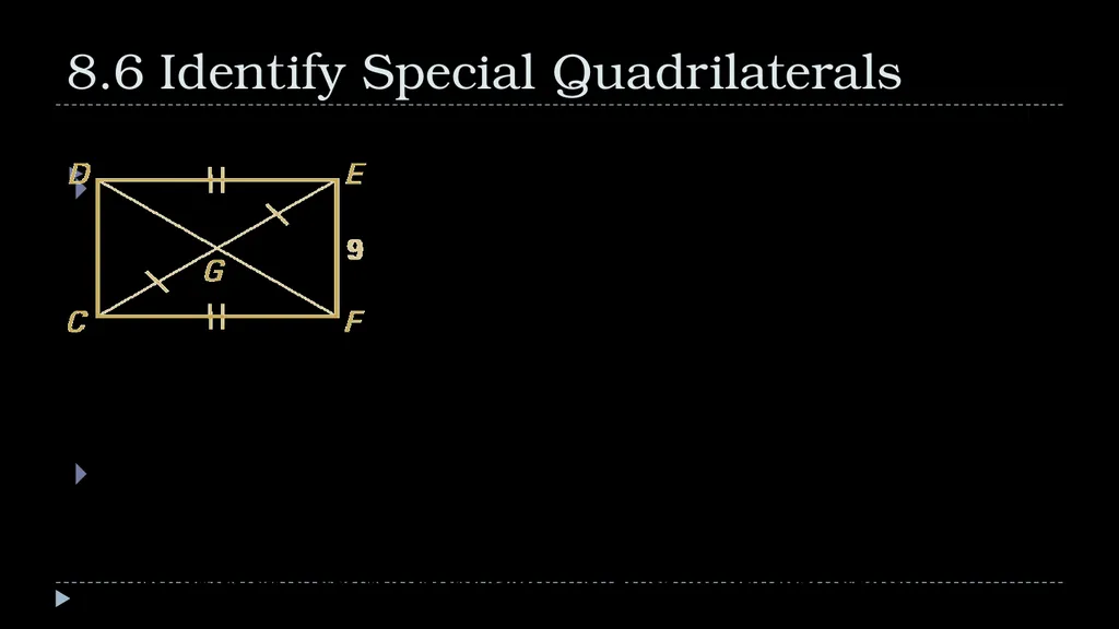 Quadrilaterals Geometry Chapter 8 This Slideshow - slide 38 of 40