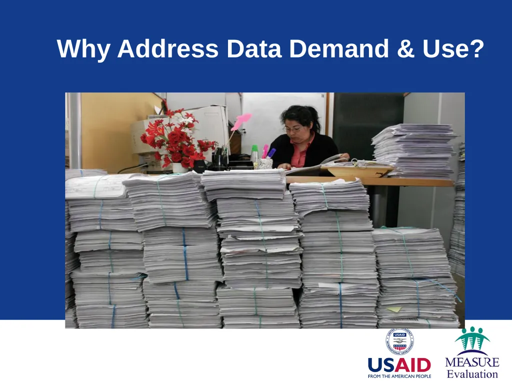 Generating Demand for Data Module 1 Session - slide 7 of 18