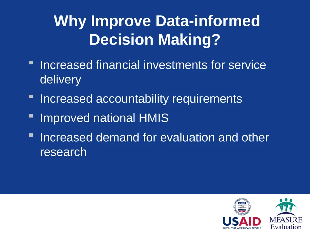 Generating Demand for Data Module 1 Session - slide 6 of 18
