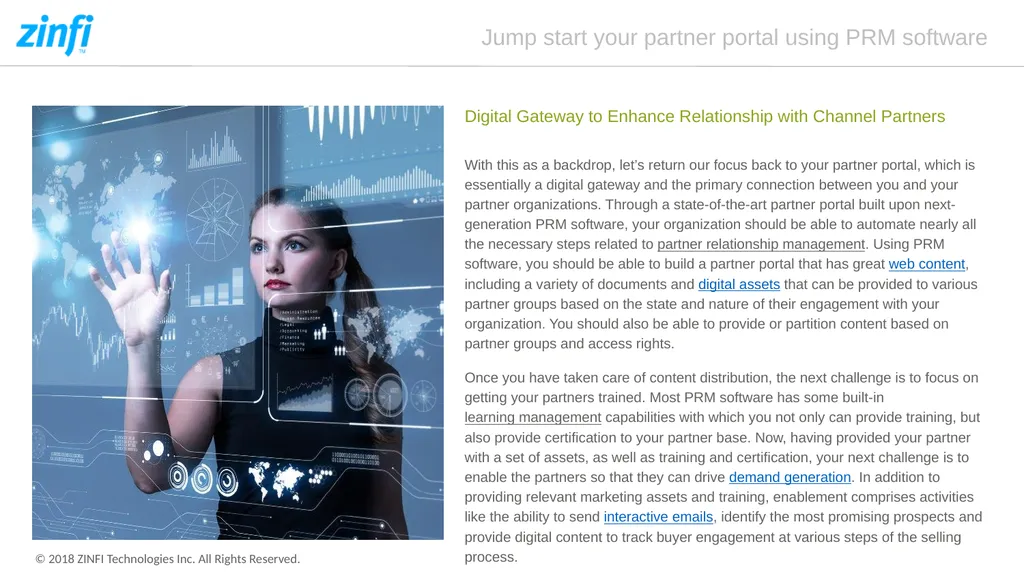 Jump start your partner portal using PRM software - slide 3 of 5