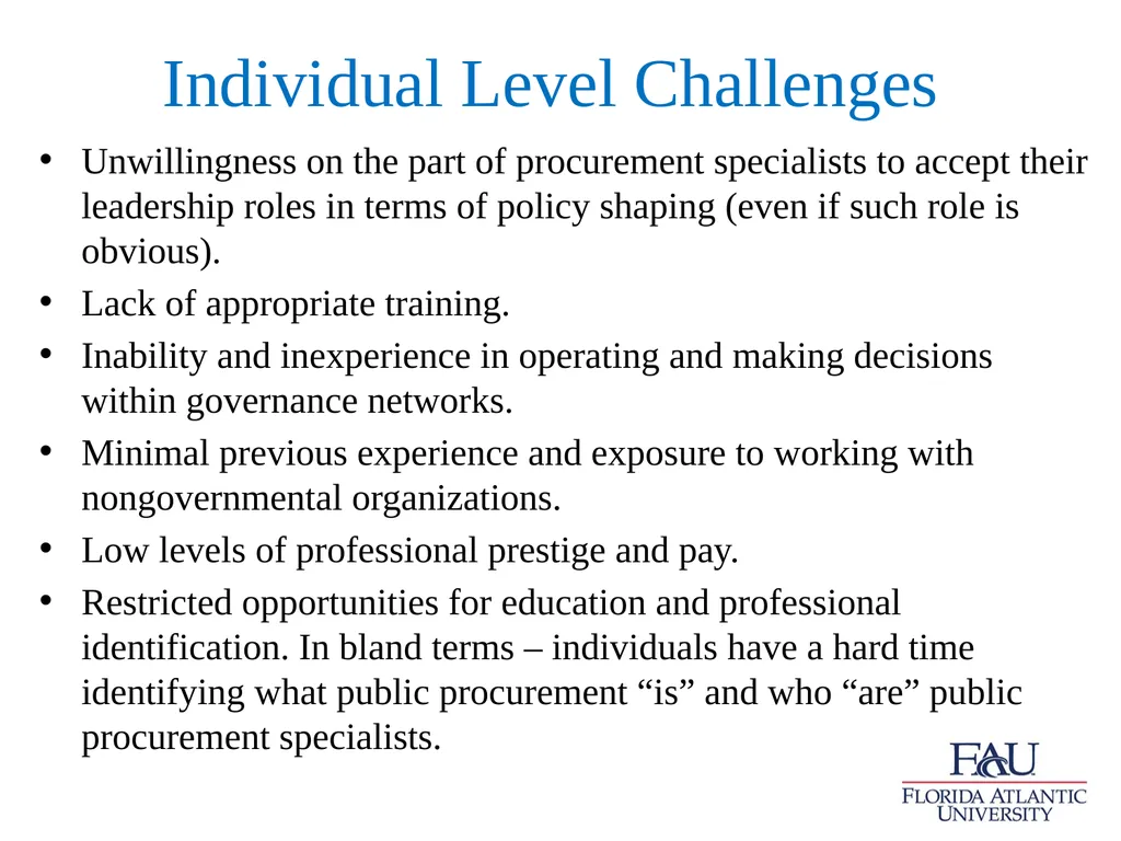 New Approaches to Institutional Development in - slide 7 of 10