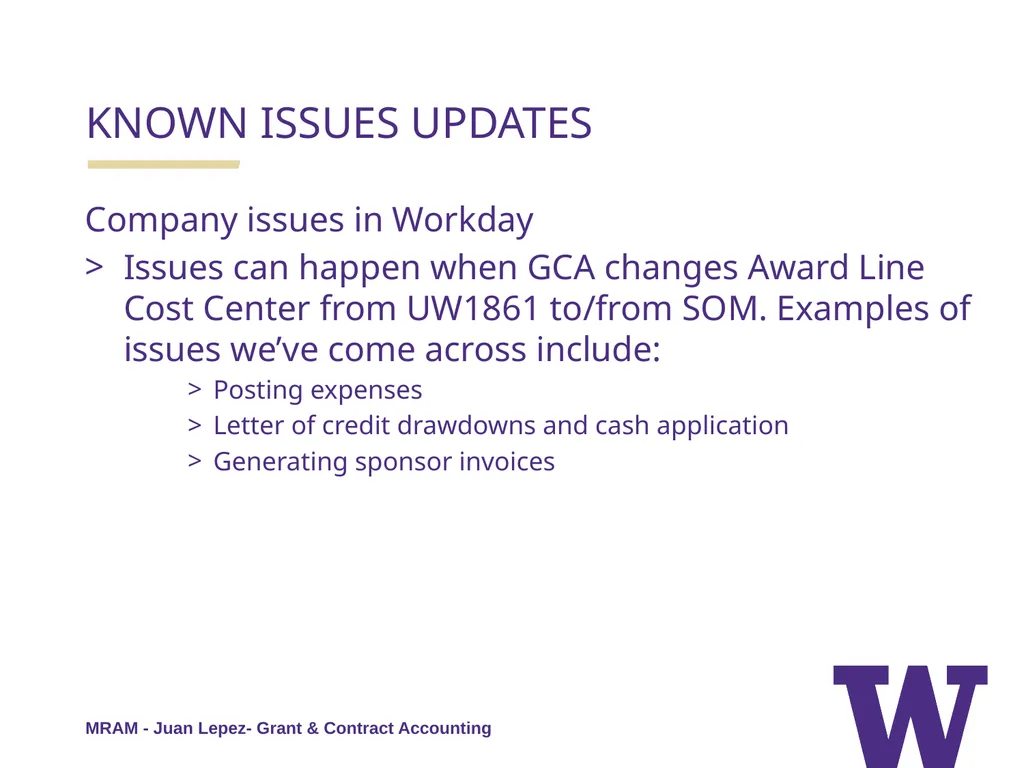 REMINDERS: Award Setup & Modification Requests - slide 20 of 42