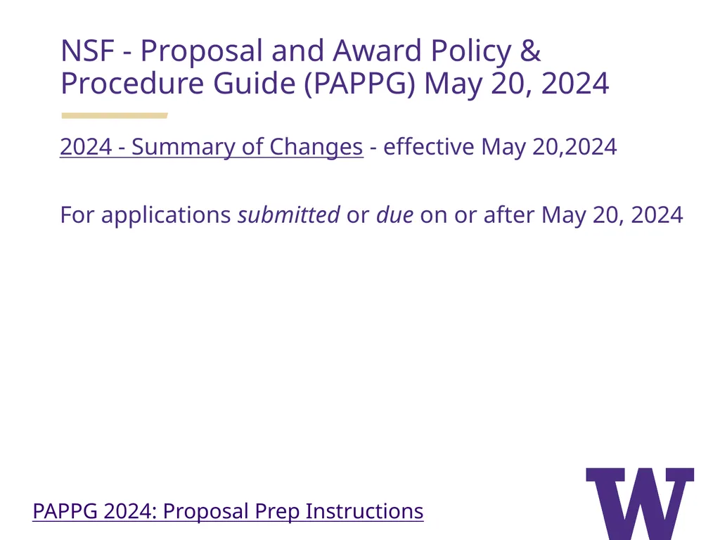 REMINDERS: Award Setup & Modification Requests - slide 4 of 42