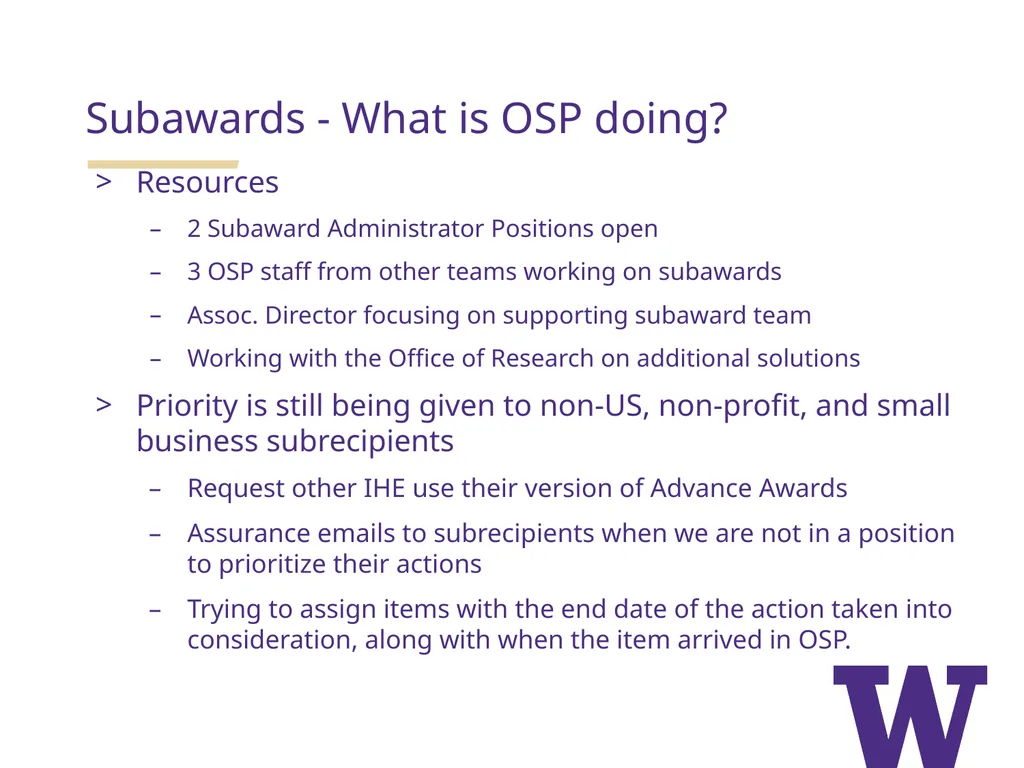 REMINDERS: Award Setup & Modification Requests - slide 33 of 42