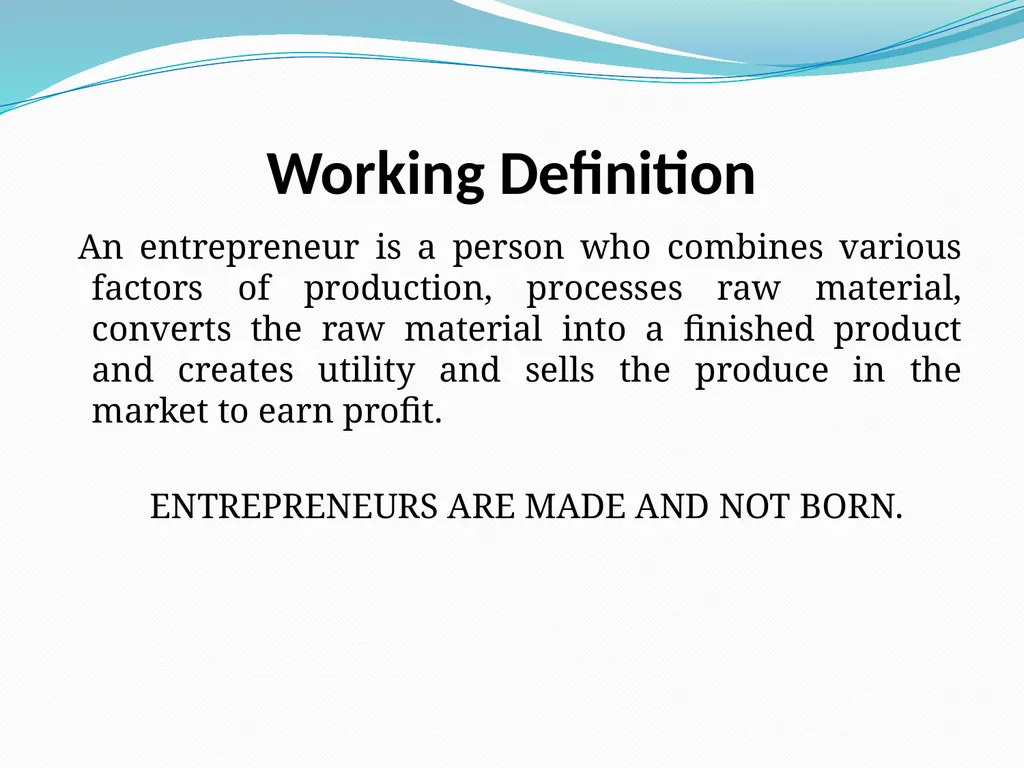 Entrepreneurship Sanjay Bartwal Chief Consultant - slide 4 of 22