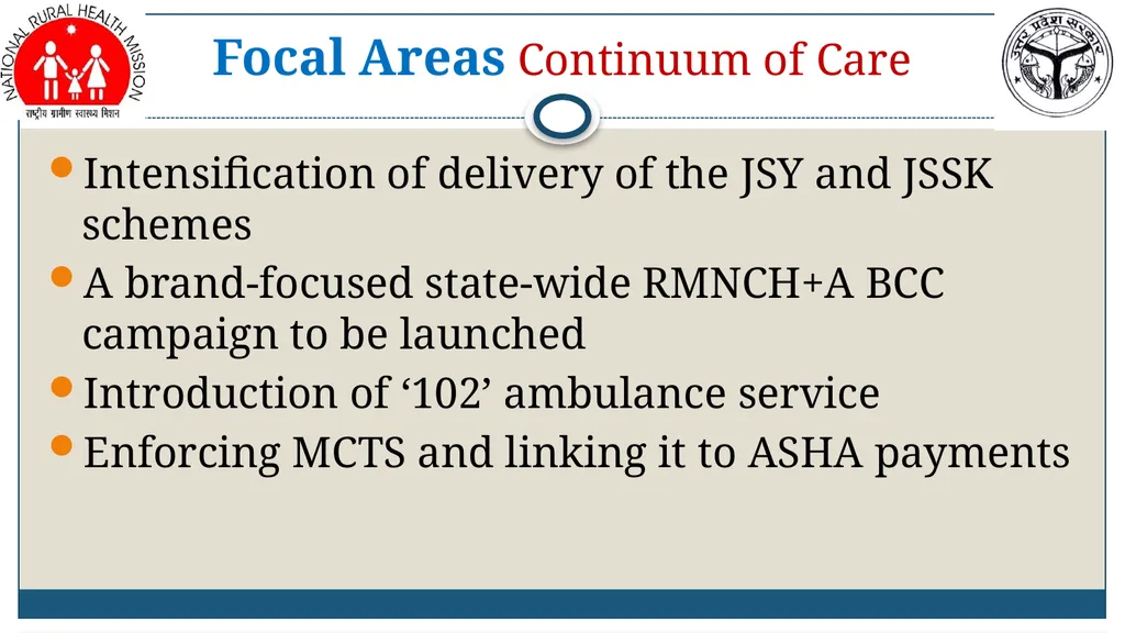 Amit Kumar Ghosh, IAS MD, NRHM-UP Revitalizing - slide 17 of 21