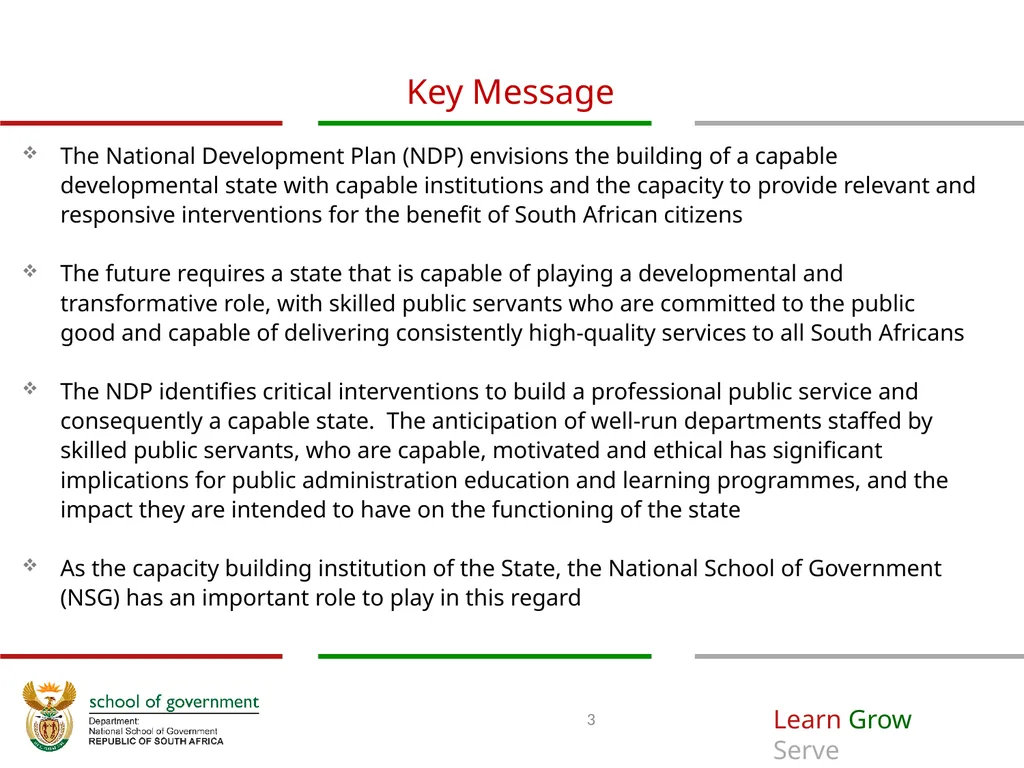 ANNUAL PERFORMANCE Plan for 2019/20 A presentation - slide 3 of 39