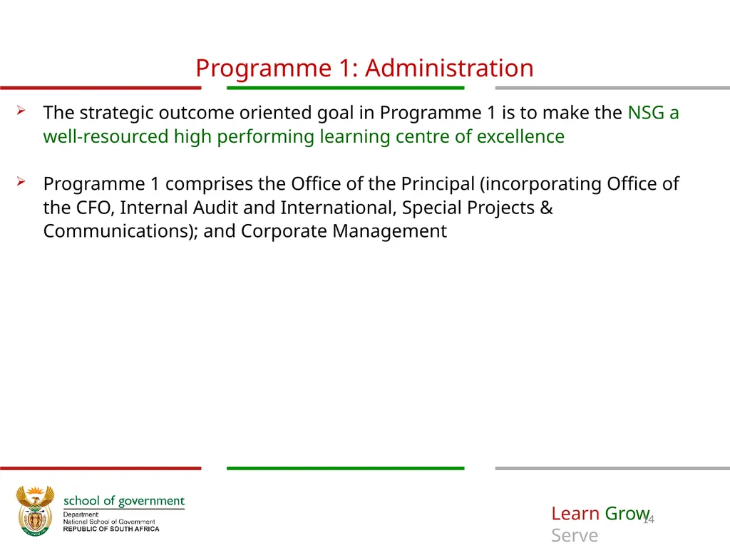 ANNUAL PERFORMANCE Plan for 2019/20 A presentation - slide 14 of 39