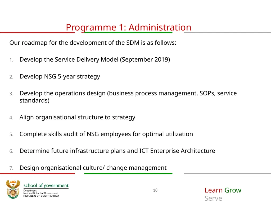 ANNUAL PERFORMANCE Plan for 2019/20 A presentation - slide 18 of 39