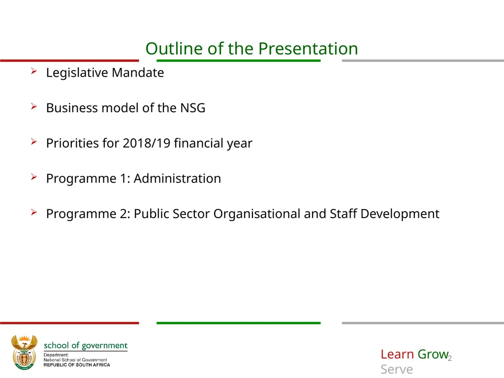 Annual Performance Plan 2018/19 Prof. Richard M - slide 2 of 24