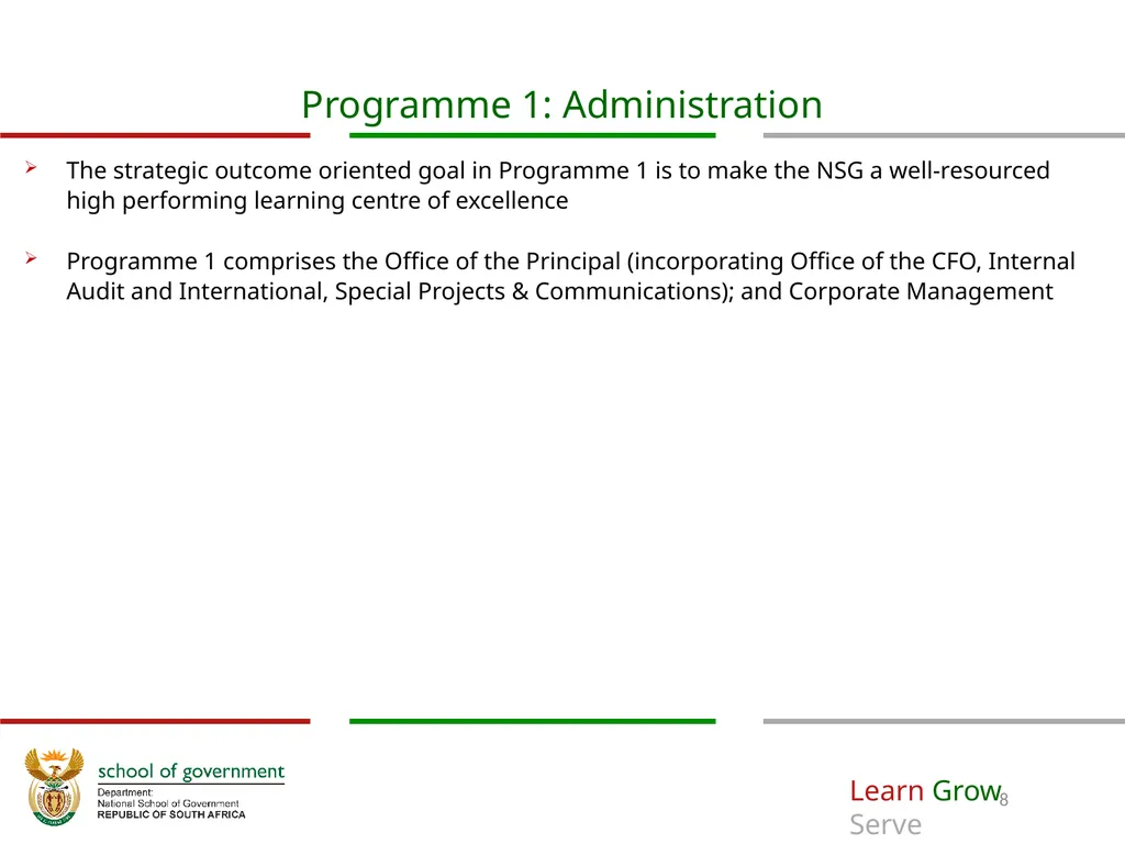Annual Performance Plan 2018/19 Prof. Richard M - slide 8 of 24