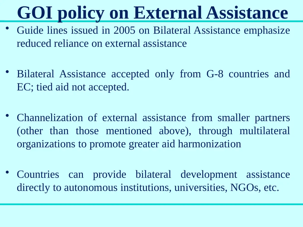 Aid Accounts & Audit Division Government of India - slide 4 of 25