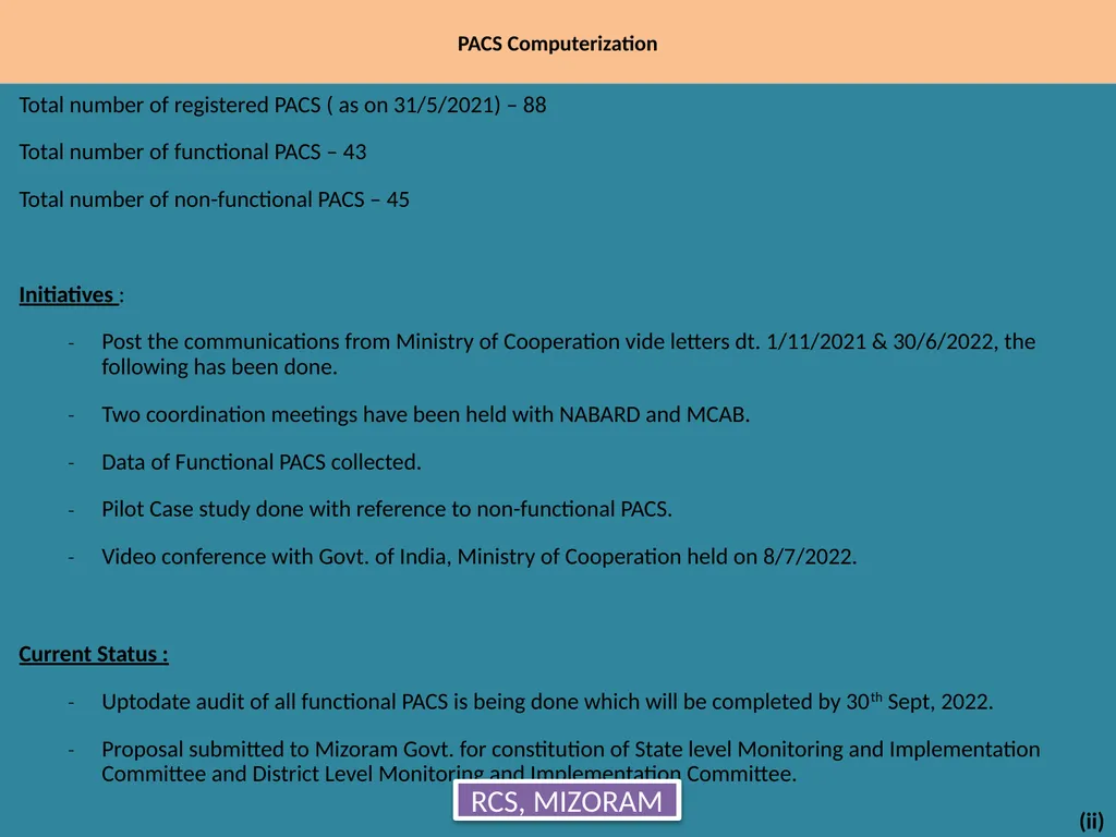 State Cooperation Ministers’ Conference September - slide 3 of 18