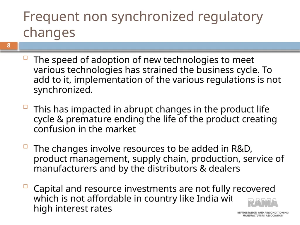 National Cooling action plan Air conditioning - slide 8 of 15