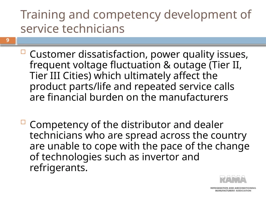 National Cooling action plan Air conditioning - slide 9 of 15