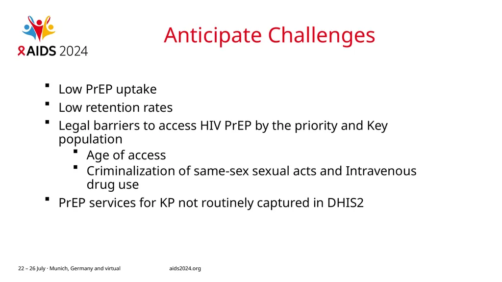 Preparing for PrEP Choice: Key Programmatic - slide 10 of 12