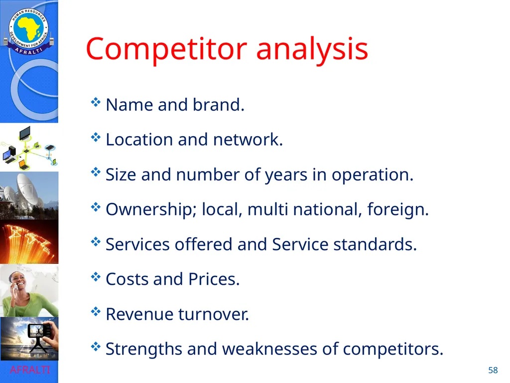 POSTAL AND COURIER TRAINING RUNNING A COURIER - slide 58 of 112