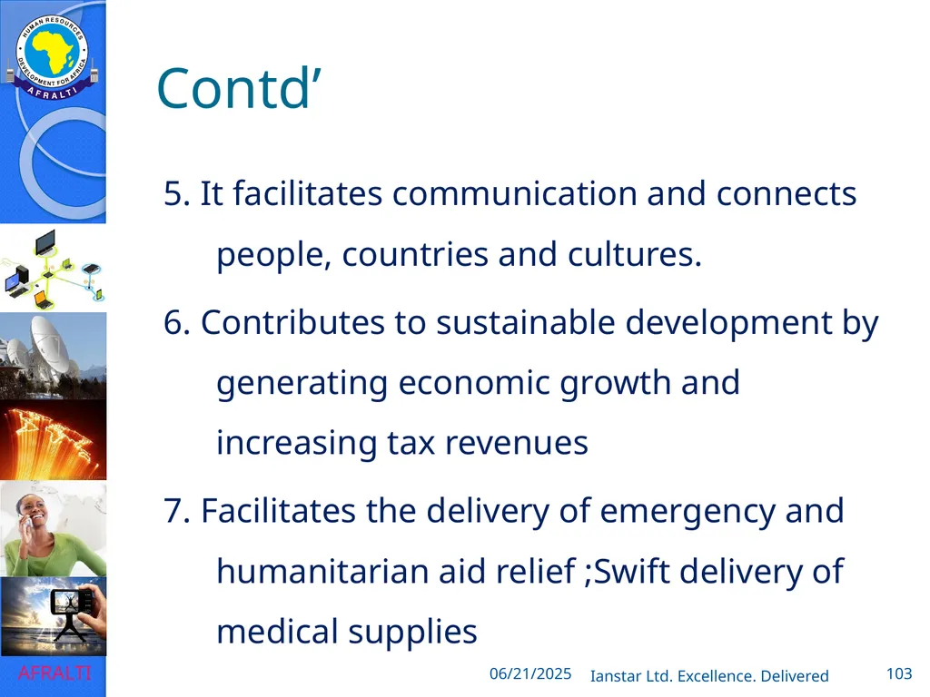 POSTAL AND COURIER TRAINING RUNNING A COURIER - slide 103 of 112
