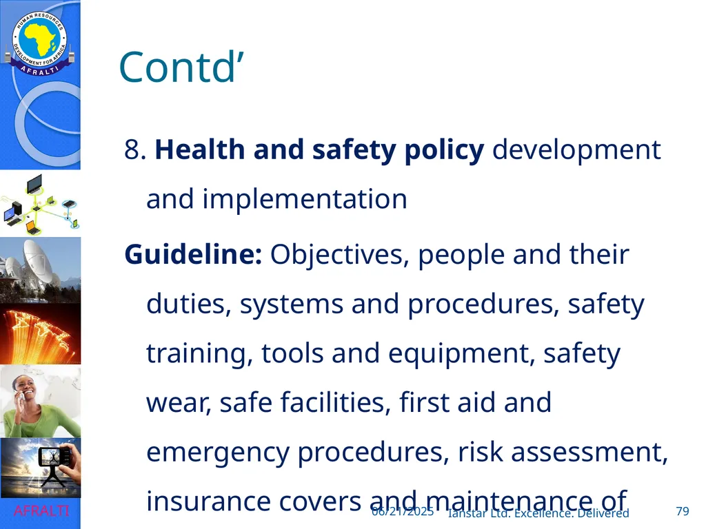 POSTAL AND COURIER TRAINING RUNNING A COURIER - slide 79 of 112