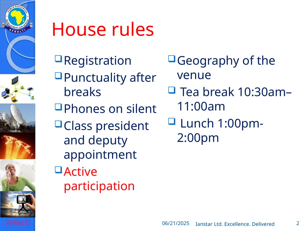 POSTAL AND COURIER TRAINING RUNNING A COURIER - slide 2 of 112