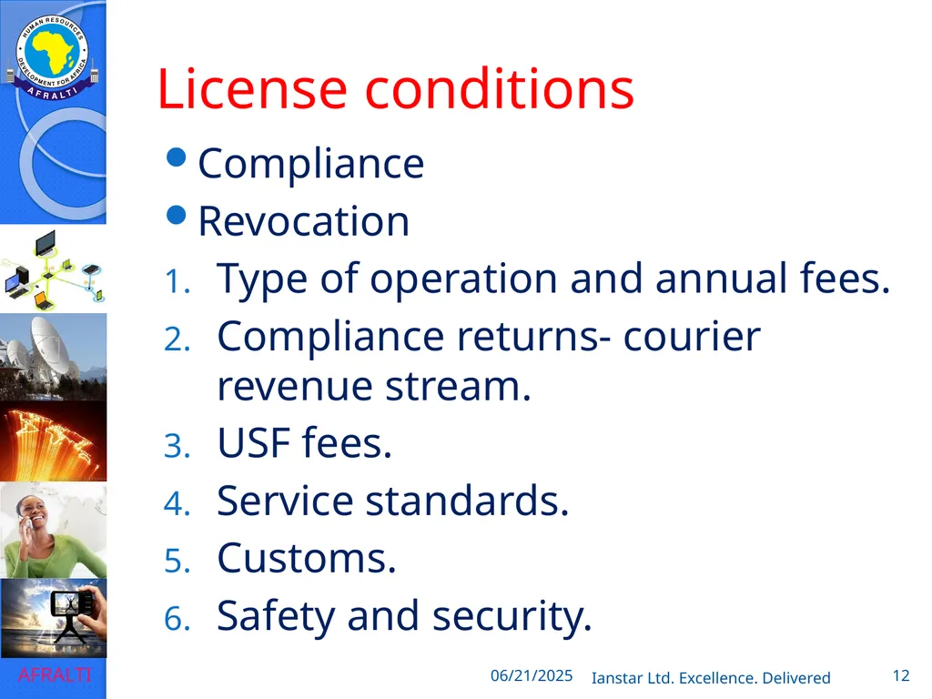 POSTAL AND COURIER TRAINING RUNNING A COURIER - slide 12 of 112