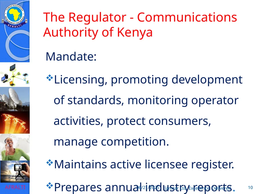 POSTAL AND COURIER TRAINING RUNNING A COURIER - slide 10 of 112