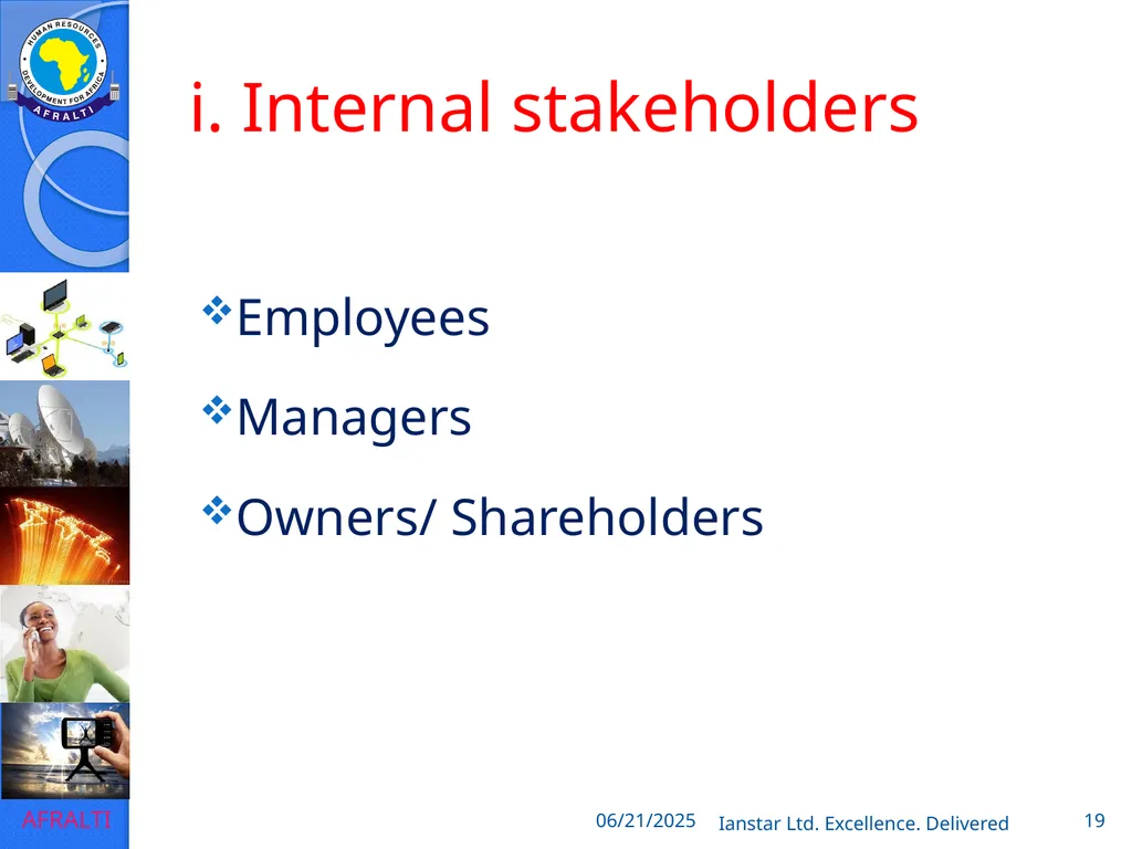 POSTAL AND COURIER TRAINING RUNNING A COURIER - slide 19 of 112