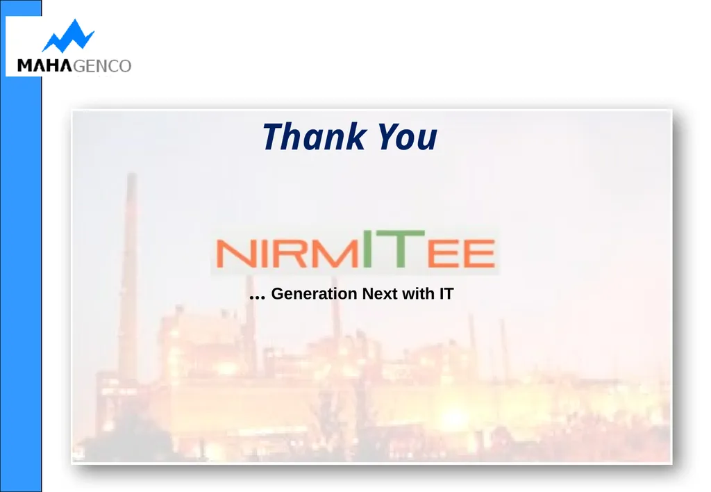 PTS Module NirmITee (MAHAGENCO SAP–ERP) - slide 36 of 36