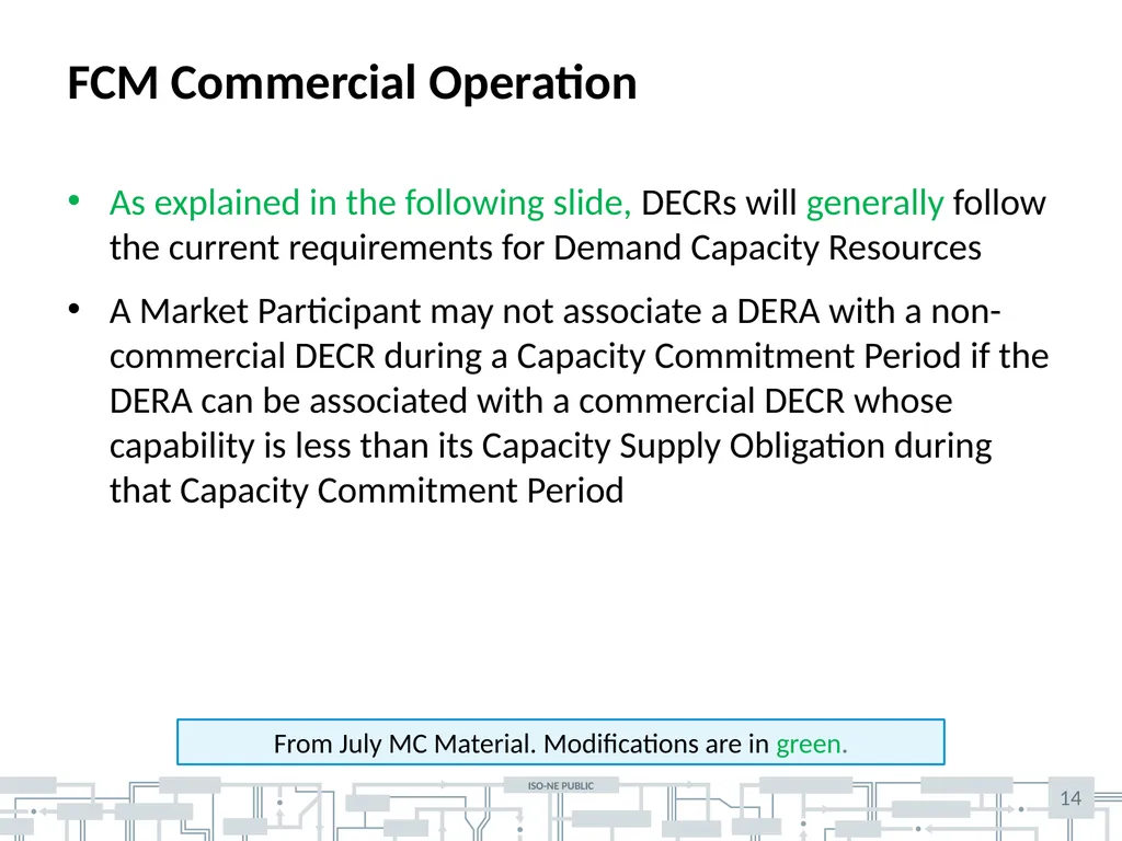 Matt Gdula and Hanhan Hammer Revised market design - slide 14 of 40