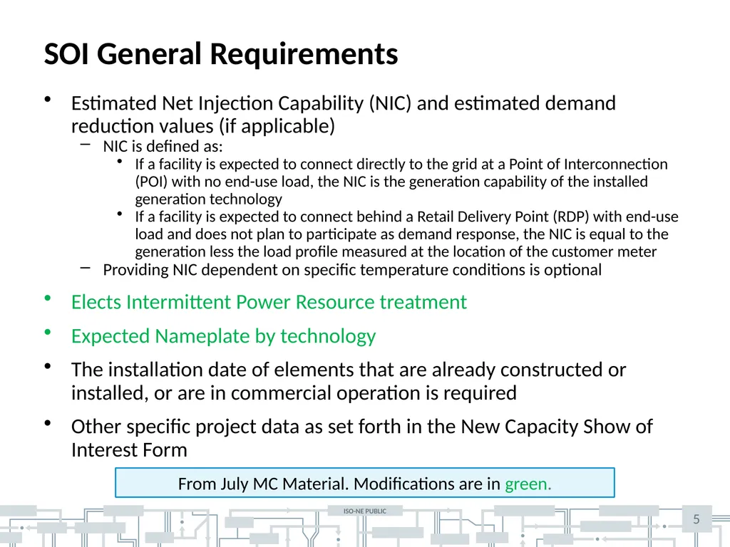 Matt Gdula and Hanhan Hammer Revised market design - slide 5 of 40