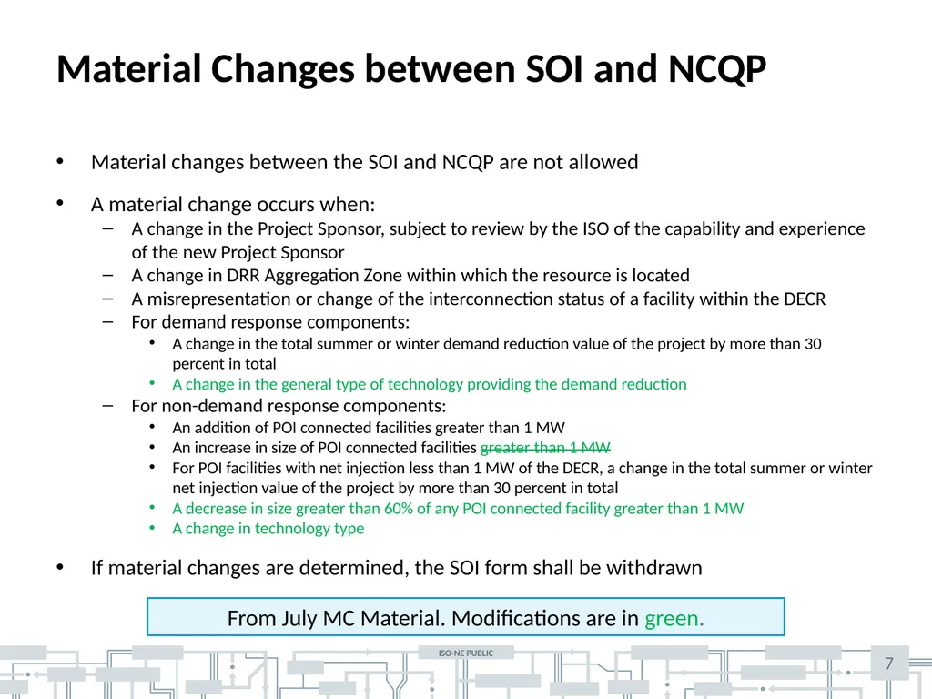 Matt Gdula and Hanhan Hammer Revised market design - slide 7 of 40