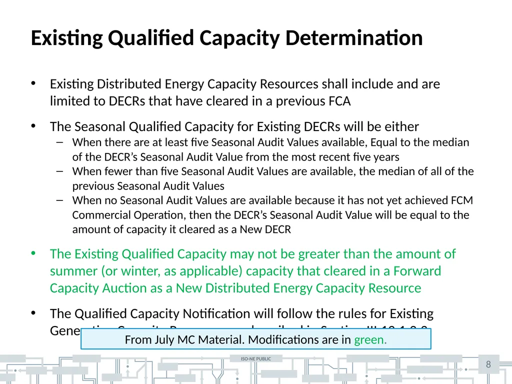 Matt Gdula and Hanhan Hammer Revised market design - slide 8 of 40