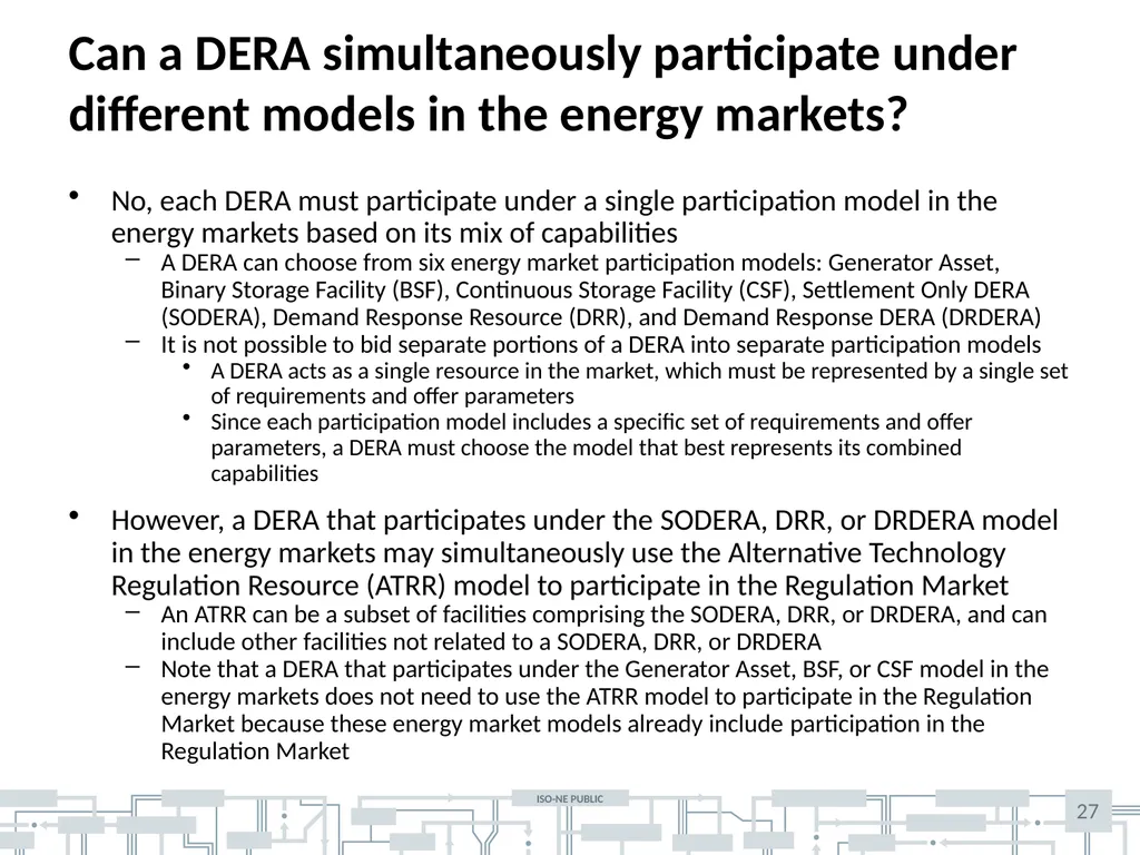 Matt Gdula and Hanhan Hammer Revised market design - slide 27 of 40