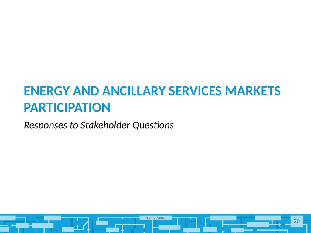 Matt Gdula and Hanhan Hammer Revised market design - slide 20 of 40