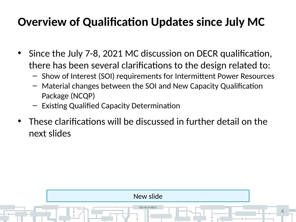 Matt Gdula and Hanhan Hammer Revised market design - slide 4 of 40