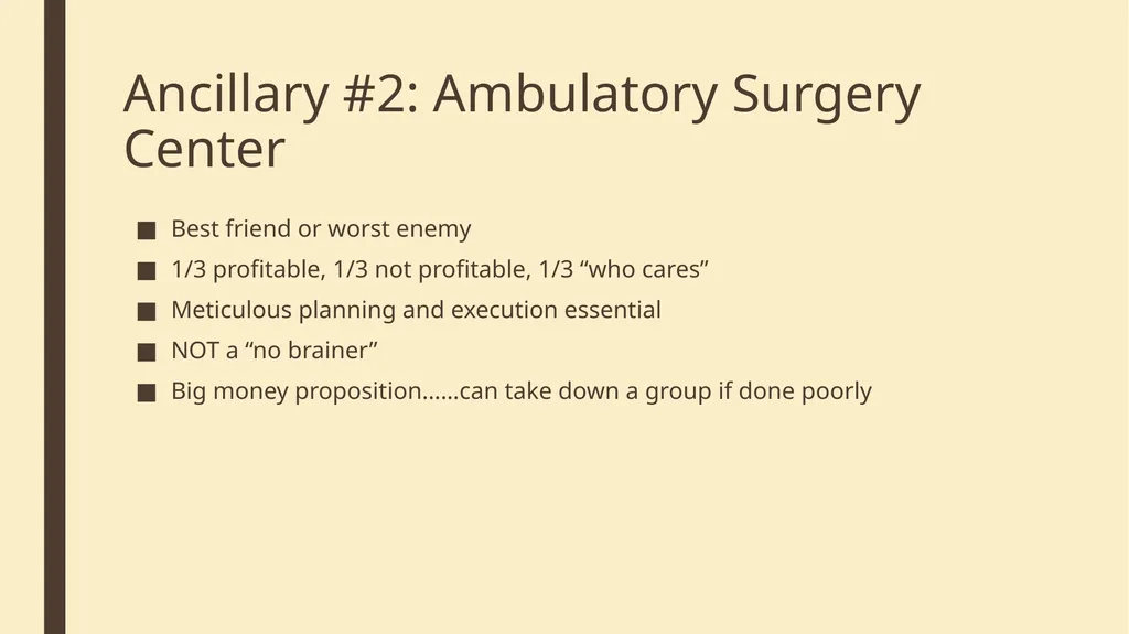 Generating Non Surgical Income John R. Corsetti, - slide 31 of 54