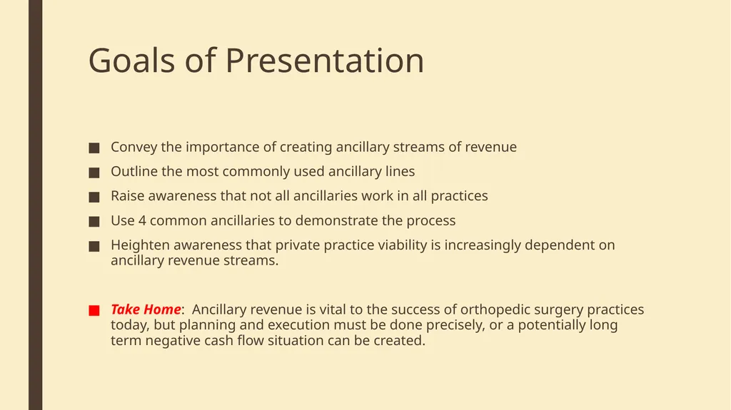 Generating Non Surgical Income John R. Corsetti, - slide 3 of 54