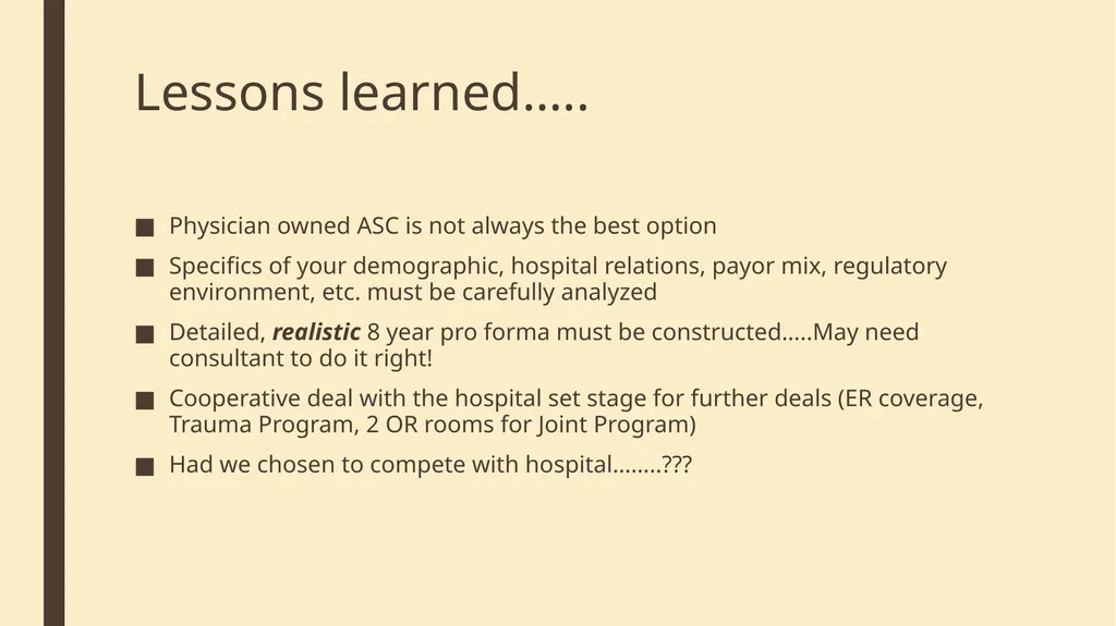 Generating Non Surgical Income John R. Corsetti, - slide 36 of 54